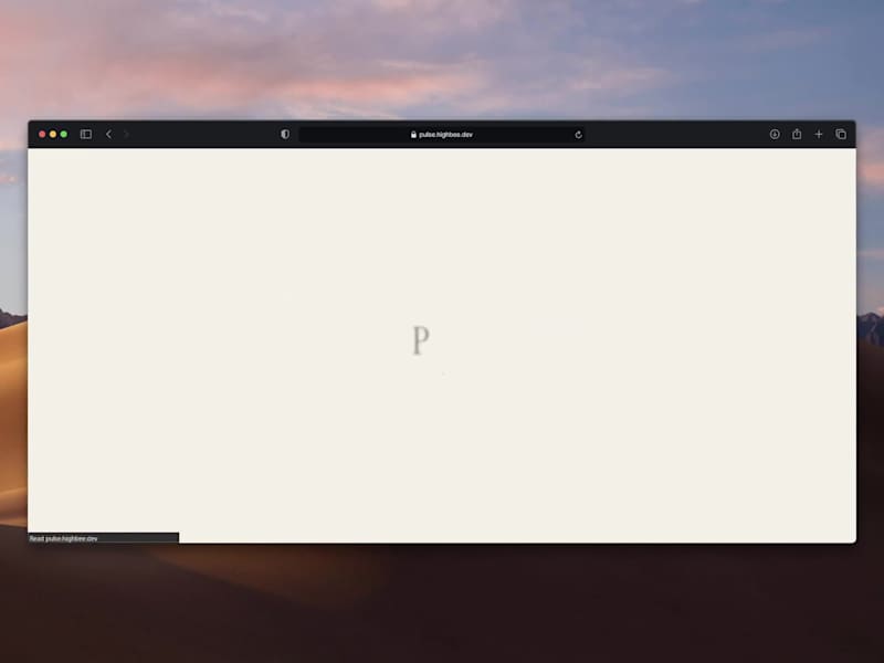 Cover image for A concept landing page for