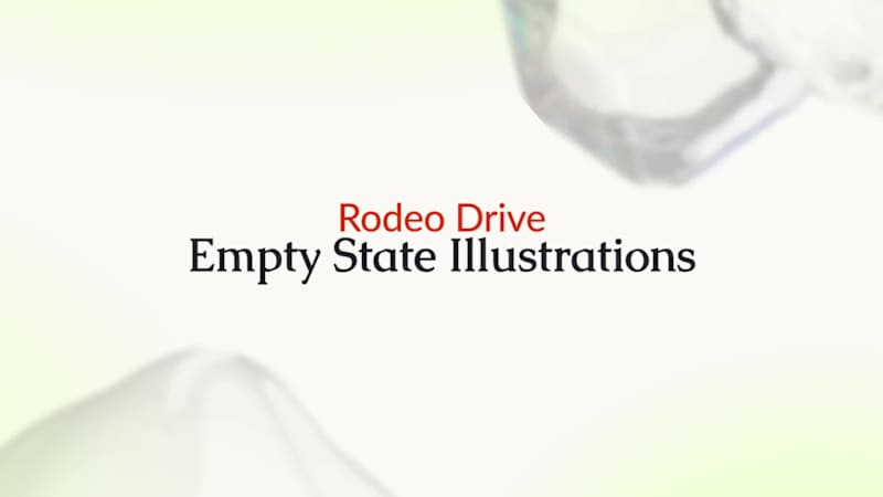 Cover image for Rodeo Drive Empty State Illustrations
