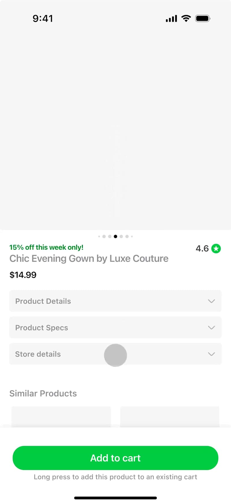 Cover image for Made the Interaction design for when a user adds an Item to ...