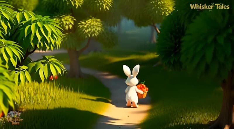 Cover image for AI-Generated Kids Story – A Clever Rabbit Escapes the Leopar...