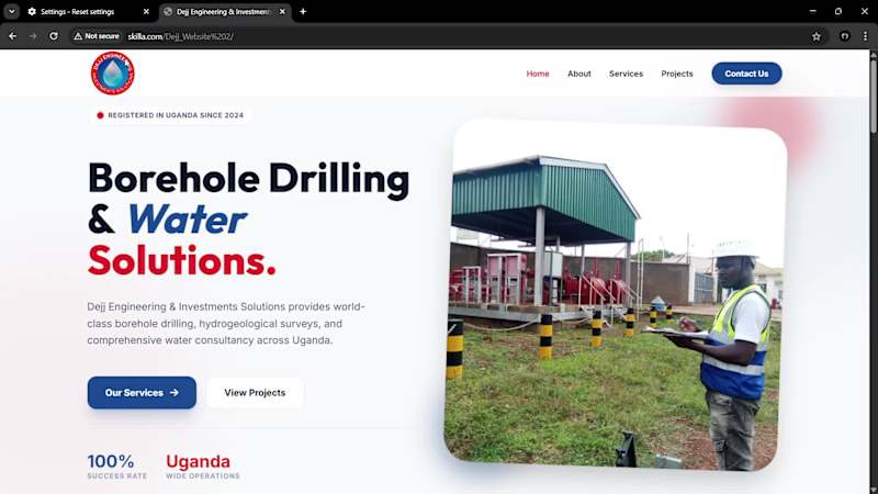 Cover image for DEJJ Engineering Website Design and Development