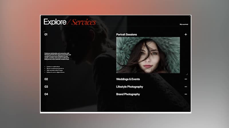 Cover image for Editorial Photography Template in Framer