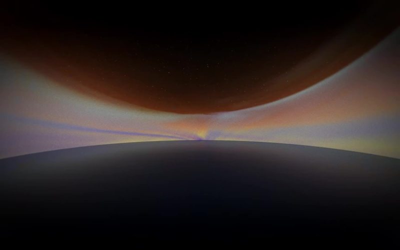Cover image for WebGL • Time lapse of Earth's atmosphere seen from the ocean