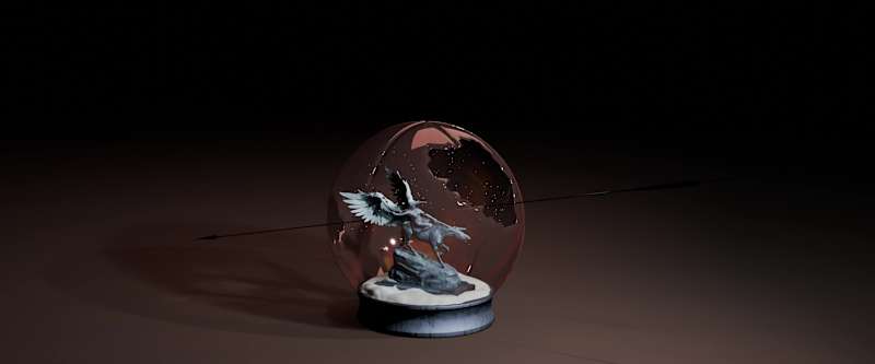 Cover image for even statues crumble if they're made to wait—3d animation.