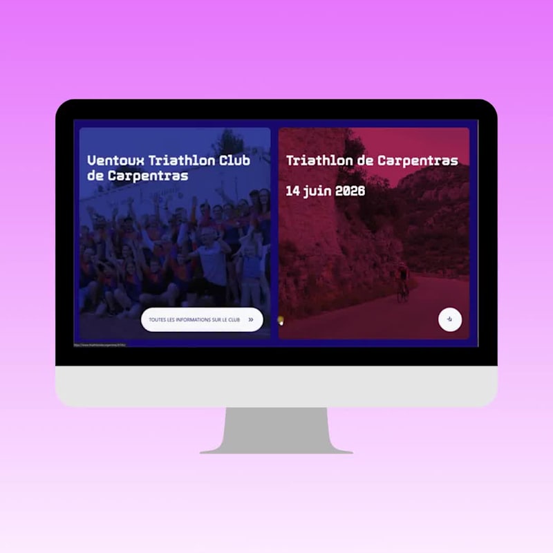 Cover image for Neat website for triathlon club