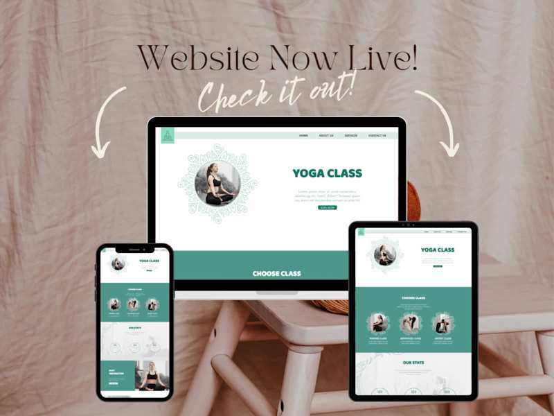 Cover image for Yoga Studio Website Design