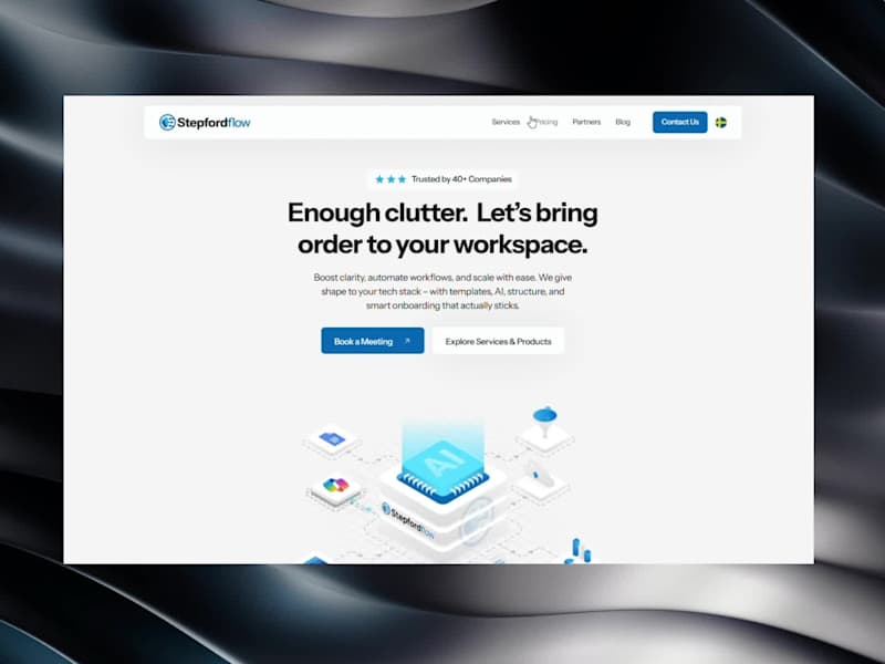 Cover image for Stepfordflow - Website Design & Webflow Development