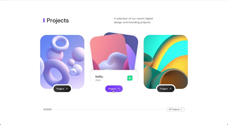 Cover image for Animate project cards for my new @framer (https://x.com/fram...