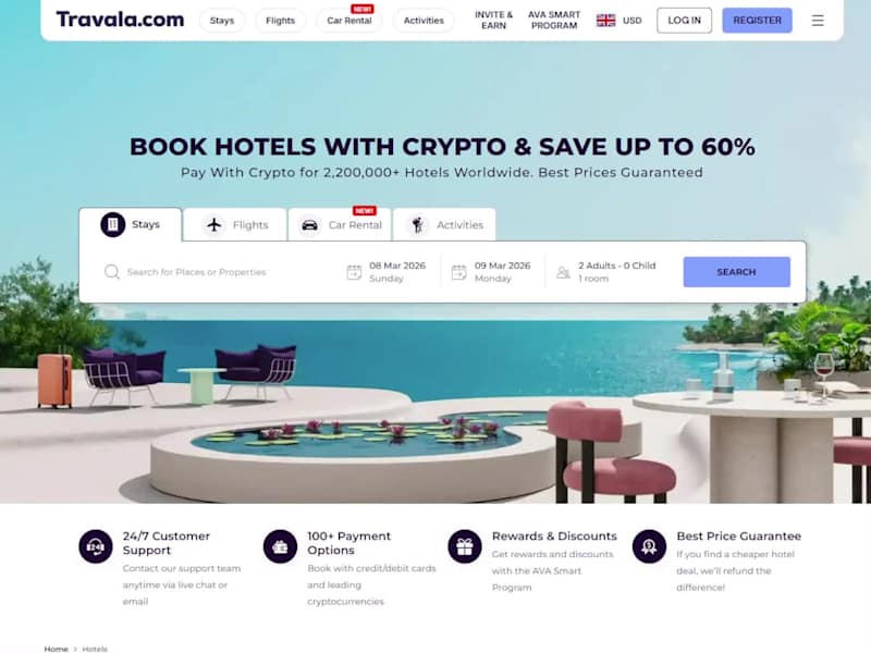 Cover image for Travala Online Booking Platform Redesign and Optimization