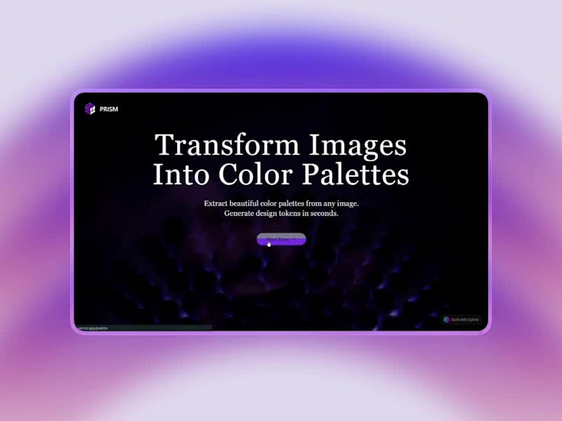 Cover image for PRISM: Color Palette Generator using images