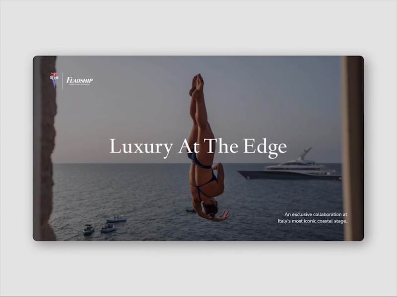 Cover image for Luxury at the Edge: Feadship x Red Bull Cliff Diving