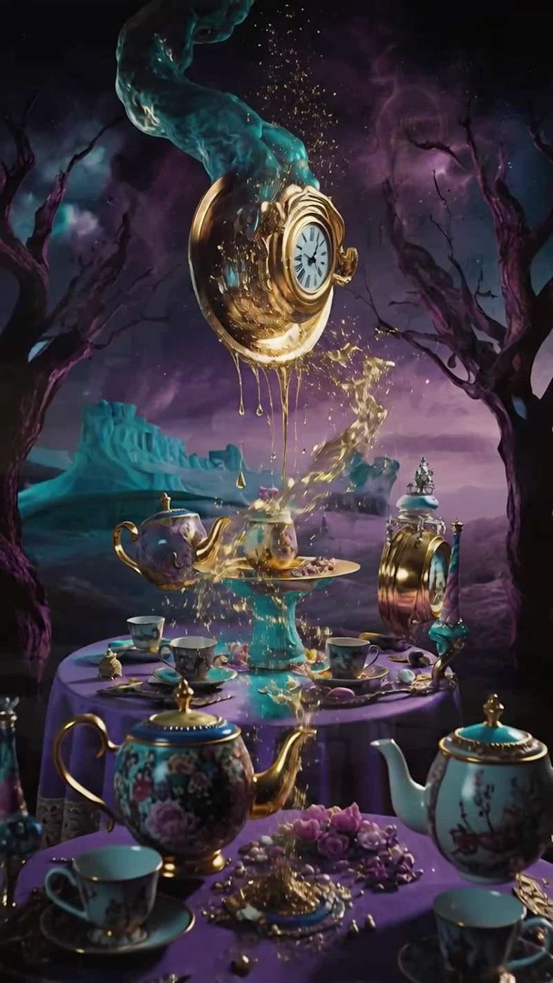 Cover image for Алиса в стране чудес Дали: