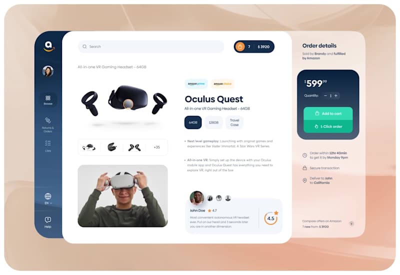 Cover image for E-commerce Admin Panel – Dashboard