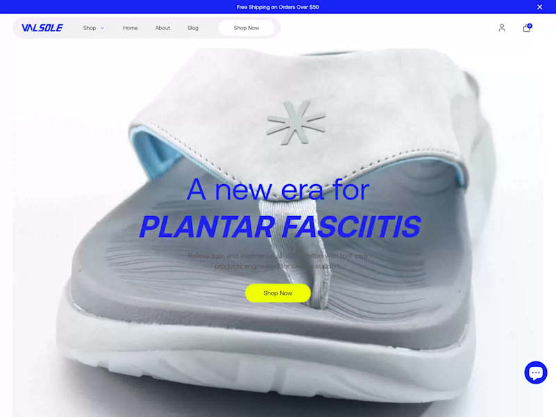 Cover image for Valsole: Premium orthopedic footwear brand.