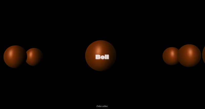 Cover image for A new chocolate balls brand. used @Unicorn Studio shaders an...