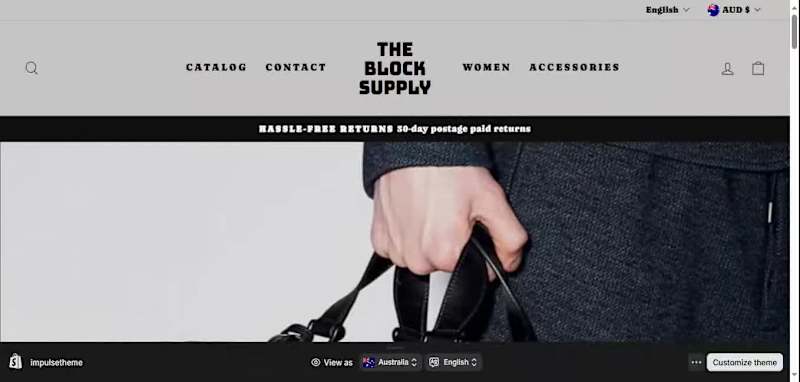 Cover image for The Block Supply | Shopify Website Redesign
