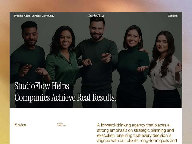 Cover image for StudioFlowz Multi-purpose Framer Website System