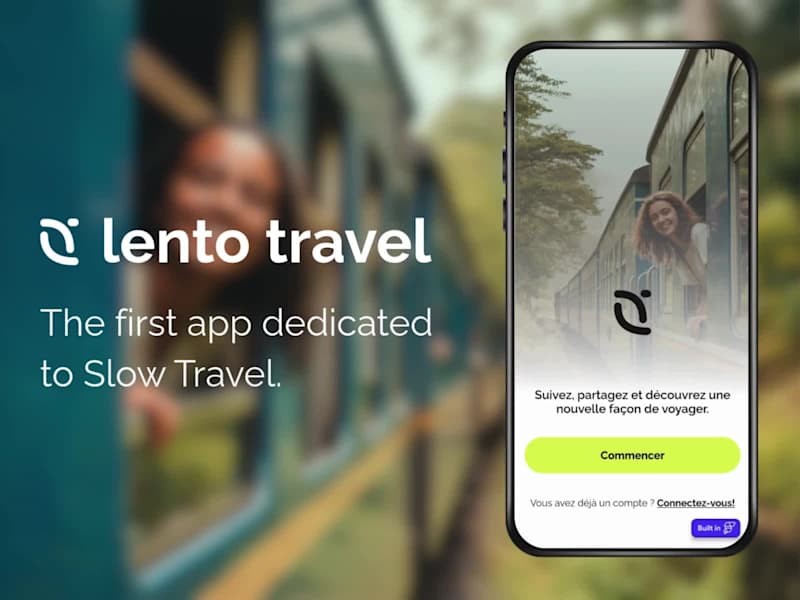 Cover image for Lento Travel • Designing a Mobile App for Slow Travel