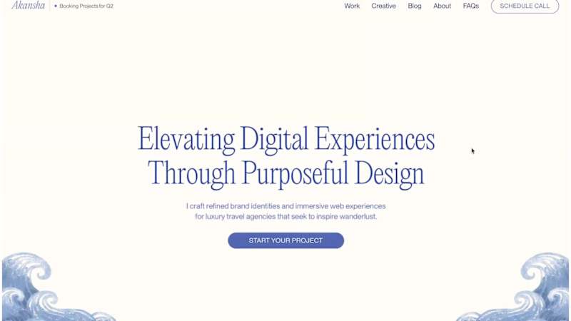 Cover image for Updated my portfolio 🩵
https://akanshasoni.com/ 
Made