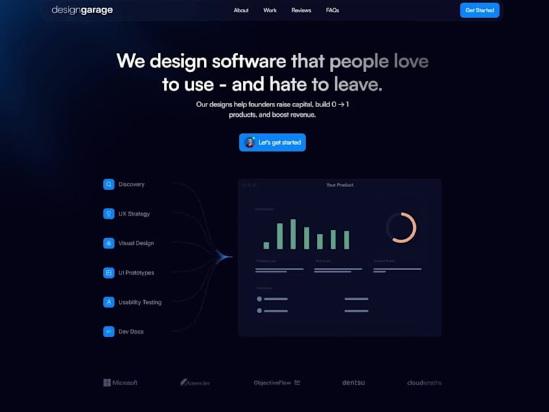 Cover image for Design Garage Agency Website Redesign with Framer