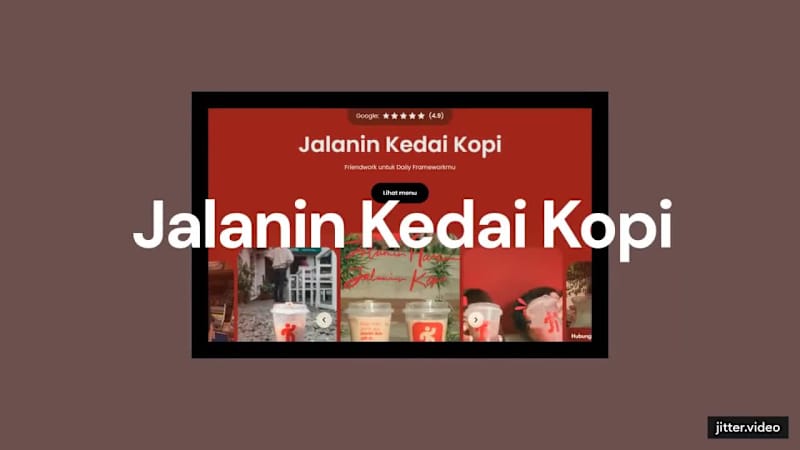 Cover image for Learning Framer and making a Concept Design for Jalanin Keda...