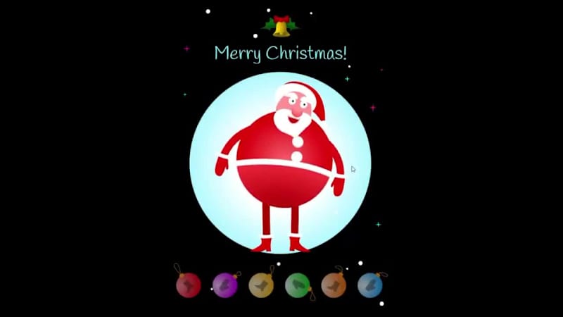 Cover image for Dancing Santa – Interactive Holiday Animation