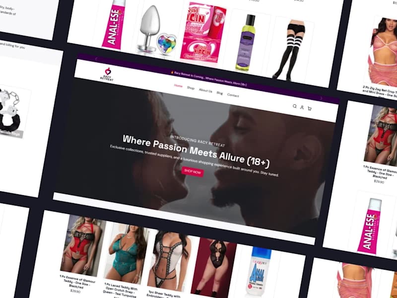 Cover image for Premium Shopify Store Design For Racy Retreat