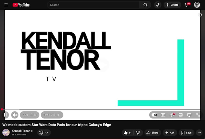Cover image for For Kendall Tenor’s latest release,