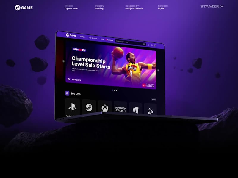 Cover image for 2Game Digital Storefront Redesign