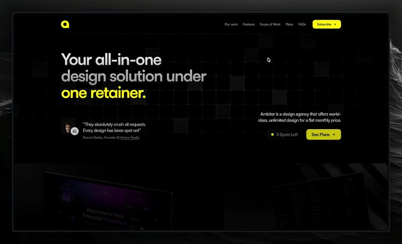 Cover image for Ambiter — my first Framer