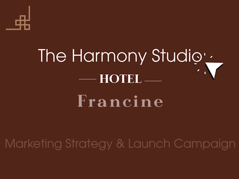 Cover image for Marketing Strategy for The Harmony Studio at Hotel Francine