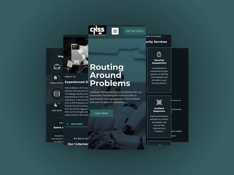 Cover image for Website Development for CN Security Solutions