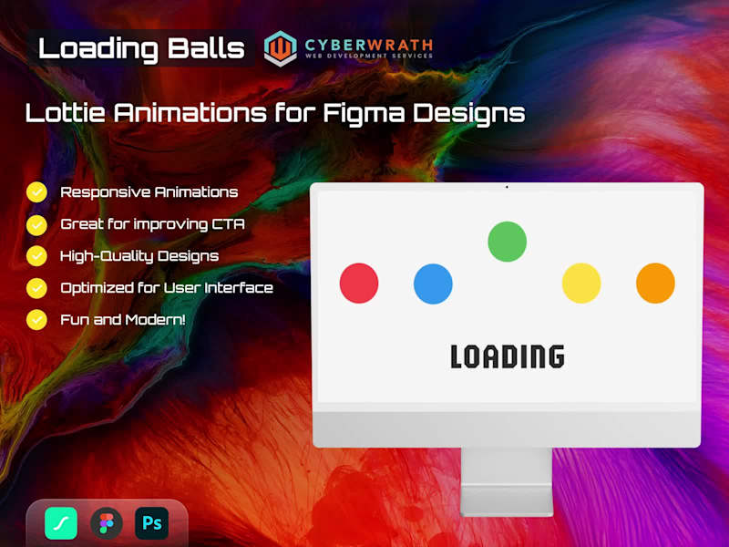 Cover image for Loading Balls Lottie Animations in Figma