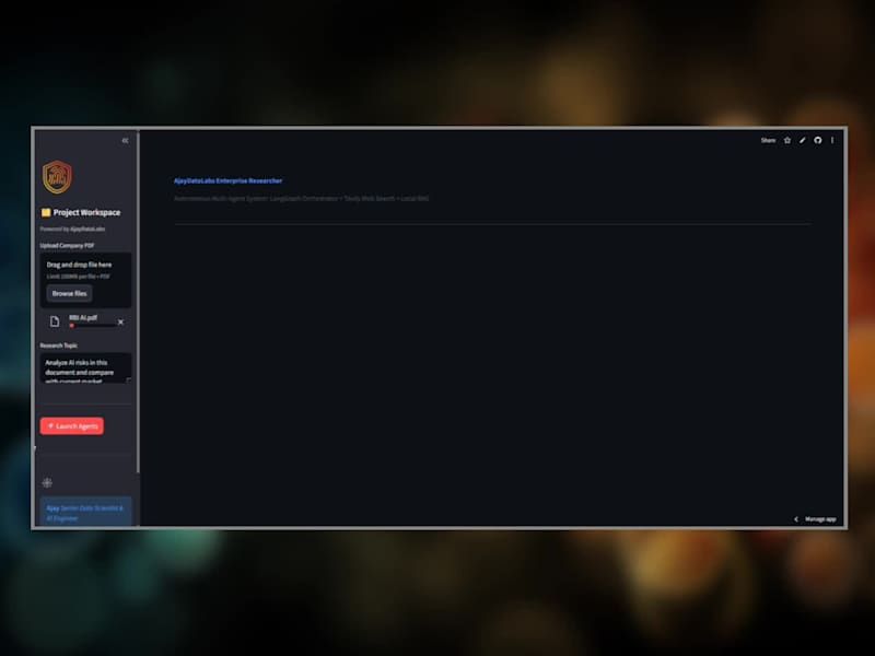 Cover image for Autonomous Market Researcher (Multi-Agent AI System)