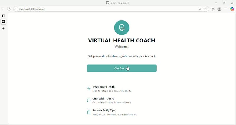 Cover image for Health Coach Assistant App for SUNHACKS
