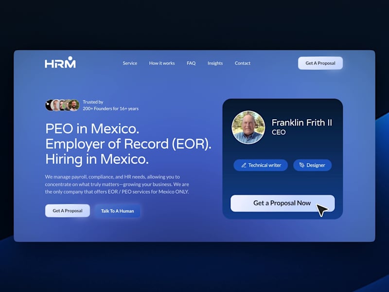 Cover image for Responsive Website Design for Human Resources Mexico
