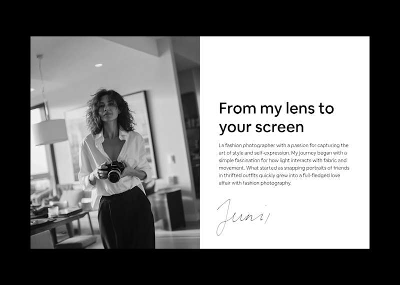 Cover image for Juniper - A Digital Showcase for Modern Fashion Photography