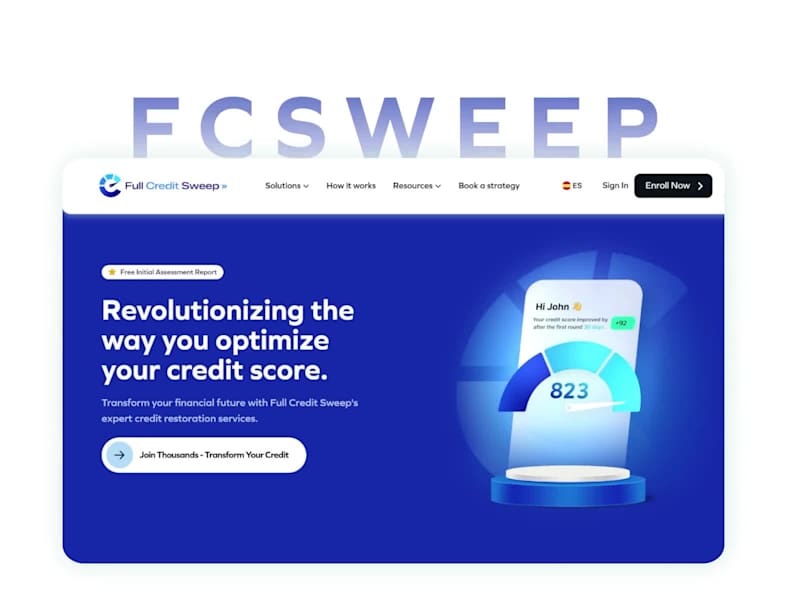 Cover image for Full Credit Sweep – Credit Restoration Website Design