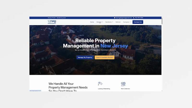 Cover image for Property Management Website Development