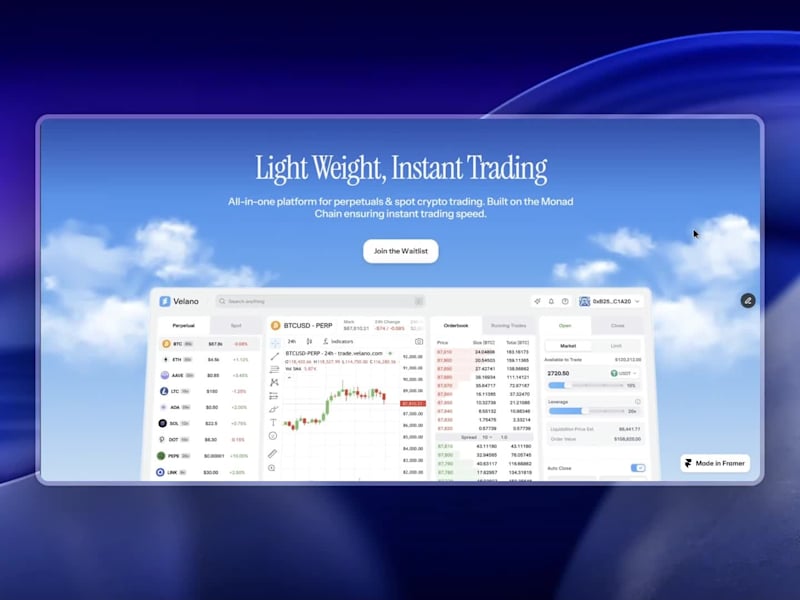 Cover image for Innovative Trading Platform Landing Page Animation Showcase