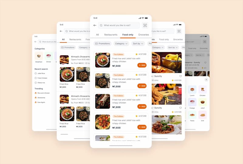 Cover image for Veldero - Food Ordering & Delivery Platform Design