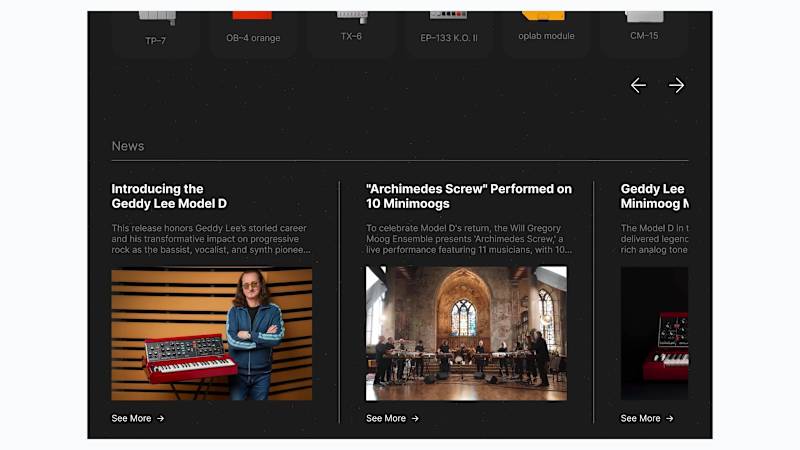 Cover image for I designed this synth-focused e-commerce