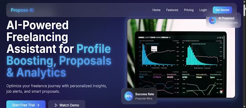 Cover image for ProPose AI — AI Proposal & Portfolio Builder for Freelancers...