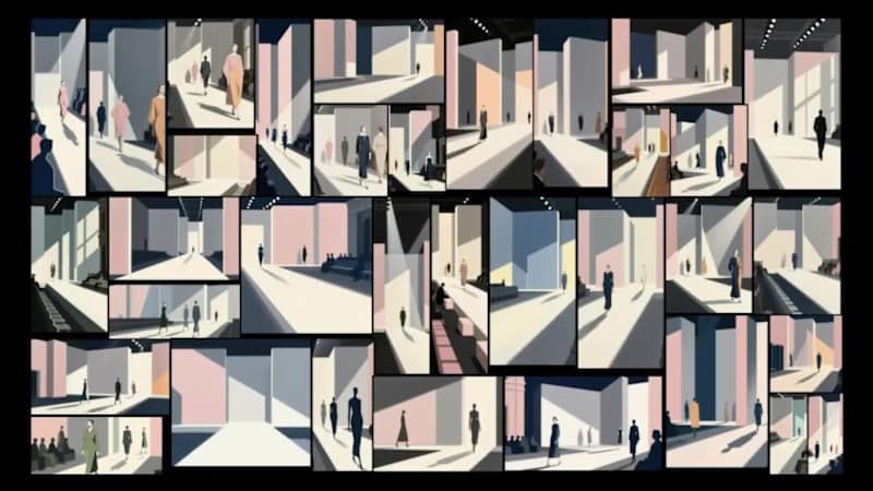 Cover image for AI-Enhanced Fashion Runway Art