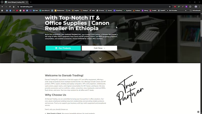 Cover image for Delivered a fast, performance-optimized website for Darsab T...