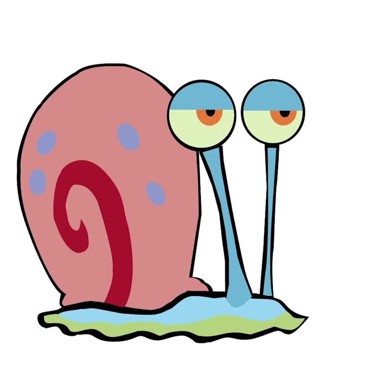 Cover image for Fanart animation of Gary (SpongeBob).