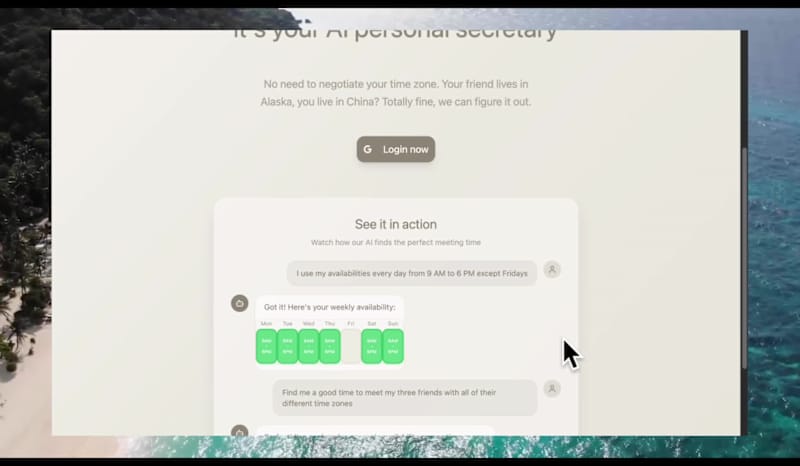 Cover image for Meet the calendar that listens. Say “I’m free 9 to 6 every d...