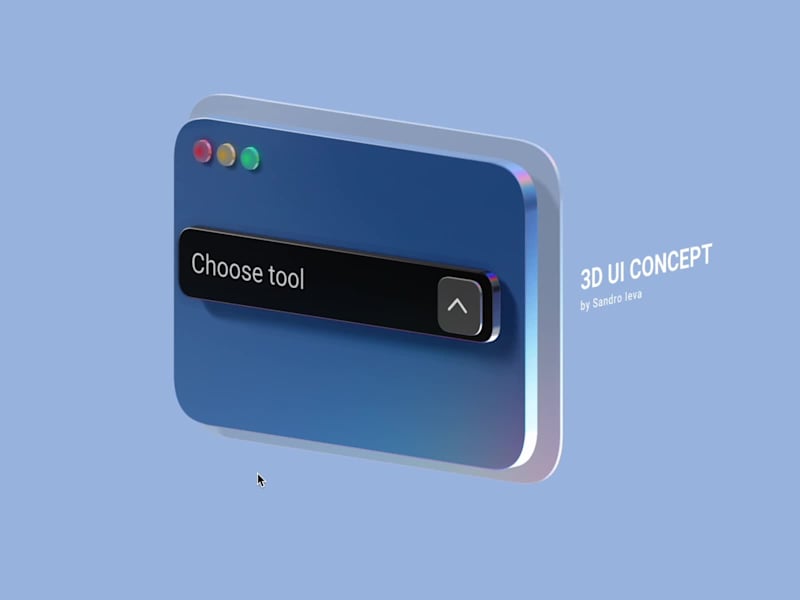 Cover image for Interactive 3D DropDown