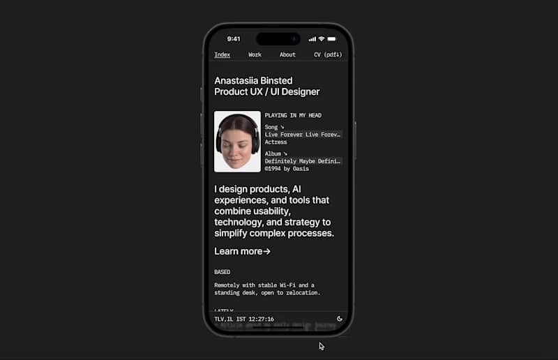 Cover image for Optimized my portfolio for #mobile (https://x.com/hashtag/mo...