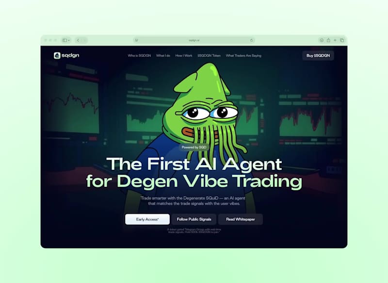 Cover image for Website and Mascot Design for SQDGN